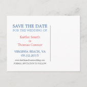 Save the Date -  - Nederland Aankondigingskaart (Achterkant)