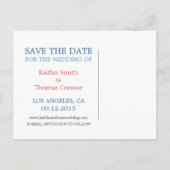 Save the Date -  - Nederland Aankondigingskaart (Achterkant)