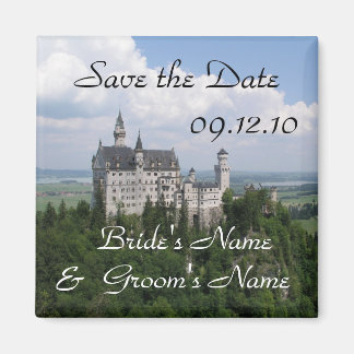 Save the Date Neuschwanstein Castle Magneet