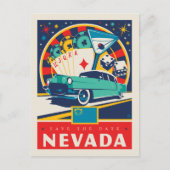 Save the date | Nevada Uitnodiging Briefkaart (Voorkant)
