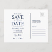 Save the date | New Hampshire Uitnodiging Briefkaart (Achterkant)