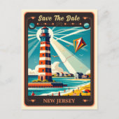 Save the date | New Jersey Invitation Briefkaart (Voorkant)