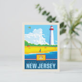 Save the date | New Jersey Uitnodiging Briefkaart (Staand voorkant)