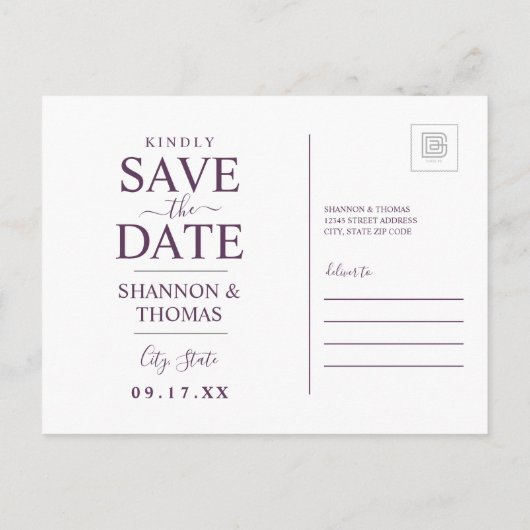 Save the date | New Mexico Uitnodiging Briefkaart (Achterkant)