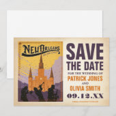 Save the Date | New Orleans, LA (Voorkant / Achterkant)