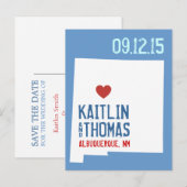 Save the Date -  - Nieuw-Zeeland Aankondigingskaart (Voorkant / Achterkant)