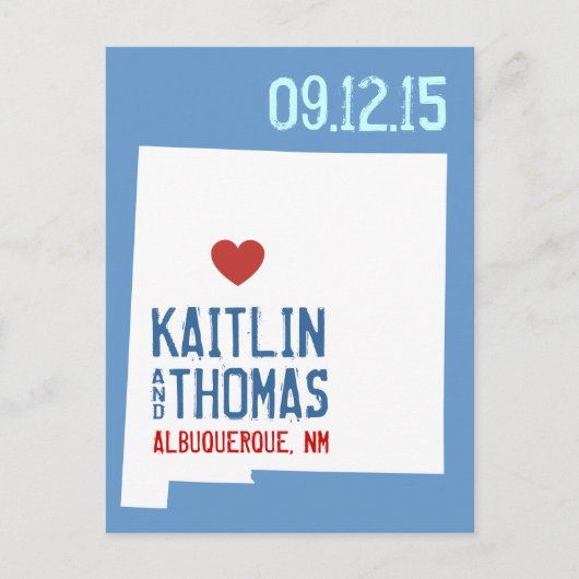 Save the Date -  - Nieuw-Zeeland Aankondigingskaart (Voorkant)