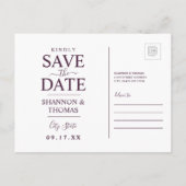 Save the date | North Dakota Uitnodiging Briefkaart (Achterkant)