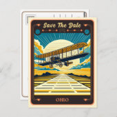 Save the date | Ohio Invitation Briefkaart (Voorkant / Achterkant)