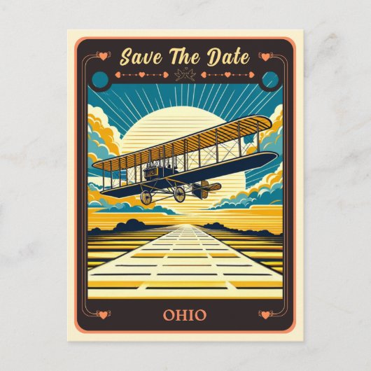 Save the date | Ohio Invitation Briefkaart (Voorkant)