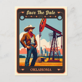 Save the date | Oklahoma Invitation Briefkaart