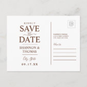 Save the date | Oklahoma Uitnodiging Briefkaart (Achterkant)