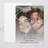 Save the Date: ons liefdesverhaal gaat verder Kaart (Voorkant / Achterkant)