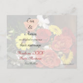 "Save the Date" (Opslaan op datum) Briefkaart (Achterkant)