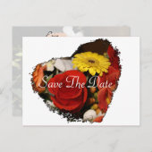 "Save the Date" (Opslaan op datum) Briefkaart (Voorkant / Achterkant)