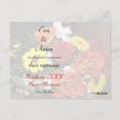 "Save the Date" (Opslaan op datum) Briefkaart (Achterkant)