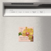 Save the Date - Orchidee Magnet roze (Insitu (Vaatwasser))