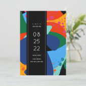 Save the date | Overnachting in het museum uitnodi Kaart (Staand voorkant)