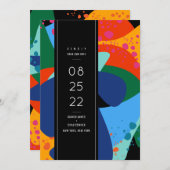 Save the date | Overnachting in het museum uitnodi Kaart (Voorkant / Achterkant)