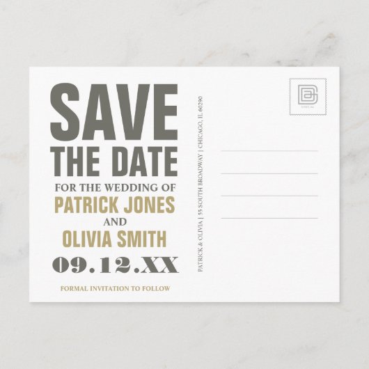 Save the date | Parijs - Arc de Triomphe Aankondigingskaart (Achterkant)