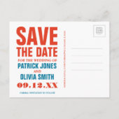 Save the date | Parijs - Eiffeltoren Aankondigingskaart (Achterkant)