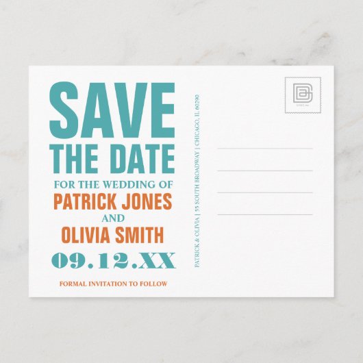 Save the date | Parijs, Frankrijk Aankondigingskaart (Achterkant)