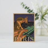 Save the date | Parijs - Gargoile Aankondigingskaart (Staand voorkant)