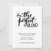 Save The Date | Perfect Blend handgeschreven Kaart (Voorkant)