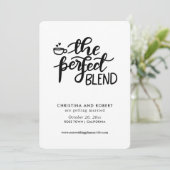 Save the date | Perfect overvloeihandgeschreven sc Kaart (Staand voorkant)