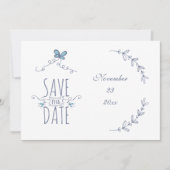 Save the Date Persoonlijke Laurels Kaart (Voorkant)