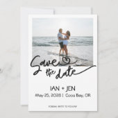 Save the Date Photo Card (Voorkant)