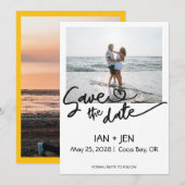 Save the Date Photo Card (Voorkant / Achterkant)