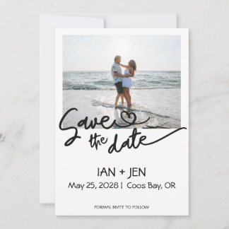Save the Date Photo Card
