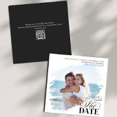 Save the Date Photo Modern Wedding Aankondiging