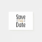 Save the date post-it® notes (Voorkant)