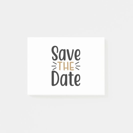 Save the date post-it® notes (Voorkant)