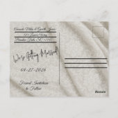 Save the Date Postcard Briefkaart (Achterkant)