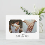 Save The Date Postcard Kaart (Staand voorkant)