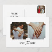 Save The Date Postcard Kaart (Voorkant / Achterkant)