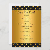 Save The Date Prins Baby Shower Etnisch (Achterkant)