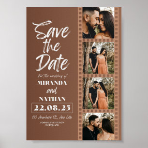 Save The Date Print, Waarde Poster Papier (Mat)