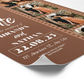 Save The Date Print, Waarde Poster Papier (Mat) (Hoek)