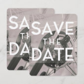 Save the Date Prop vliegtuig (Voorkant / Achterkant)