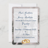 Save the Date Prop vliegtuig Kaart (Voorkant)
