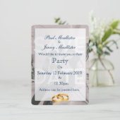 Save the Date Prop vliegtuig Kaart (Staand voorkant)