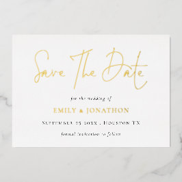 Save The Date QR-code script bruiloft echt   Folie Uitnodiging