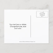 Save The Date Reflections In Water Aankondigingskaart (Achterkant)