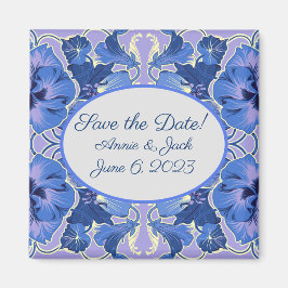 Save the date! Romantic Pansies Magnet