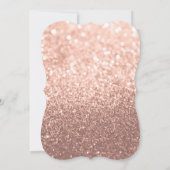 Save the Date | Roos Gold Glitter Fab (Achterkant)