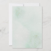 Save the date. Roos krans bruiloft Kaart (Achterkant)